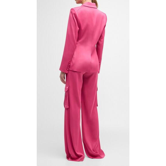 NEW Veronica Beard Miller Dickey Jacket + Saul Pant Pink Set size 2 - Picture 2 of 10